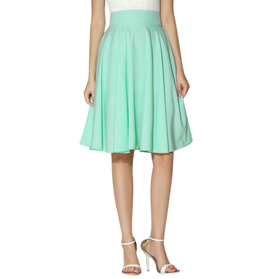 Falda Midi Plisada Retro para Oficina - Elegancia Casual en Largo Rodilla - Image 6