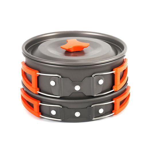 Juego de Ollas para Camping de Aluminio Anodizado Duro - Image 3