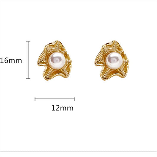Aretes de Perla Huevo Pochado - Image 3