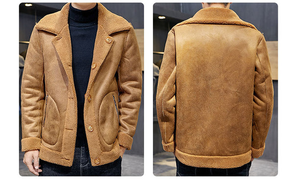Abrigo de Piel de Cordero Reversible de Doble Cara