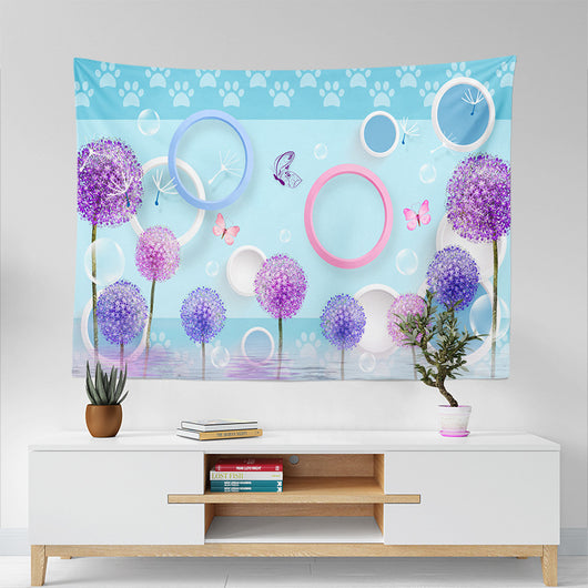 Tapiz Decorativo Nórdico con Estampado Vivo para Dormitorio - Image 12