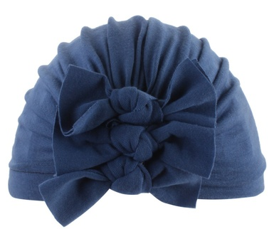 Gorro para bebé con lazo plisado - Image 19