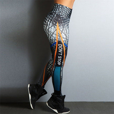 Pantalones de Yoga con Estampado Movimiento