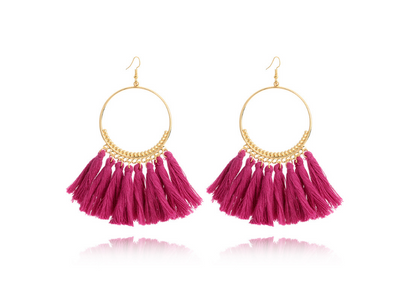 Aretes Colgantes Circulares Elegantes - Image 12