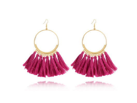 Aretes Colgantes Circulares Elegantes - Image 12