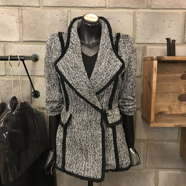 Abrigo de Lana Gris Slim Fit - Elegancia Temperada