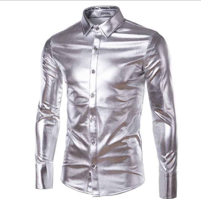 Camisa Negra Brillante - Image 7