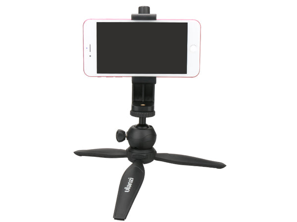 Soporte Universal 360° para Celular y Trípode - Compatible con iPhone y Samsung