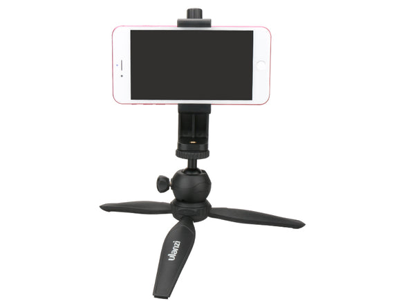 Soporte Universal 360° para Celular y Trípode - Compatible con iPhone y Samsung