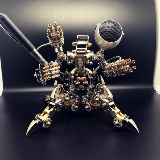 Ornamentos Bluetooth Mecha Metal - Altavoz Decorativo Portátil - Image 4