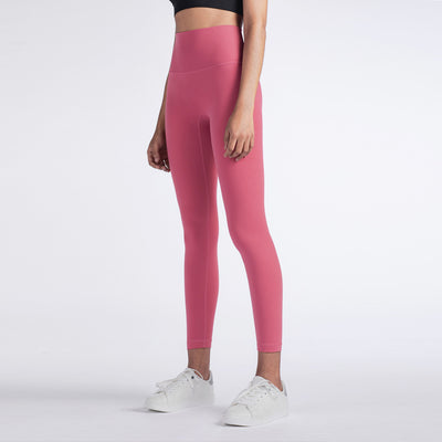 Pantalones de Yoga Cintura Alta Beige - Image 20