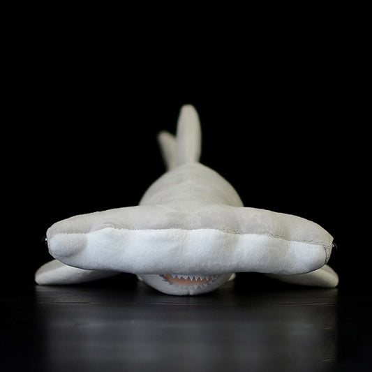 Peluche Realista de Tiburón Martillo Gris - Image 2