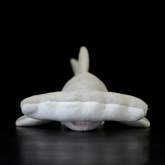 Peluche Realista de Tiburón Martillo Gris - Image 2