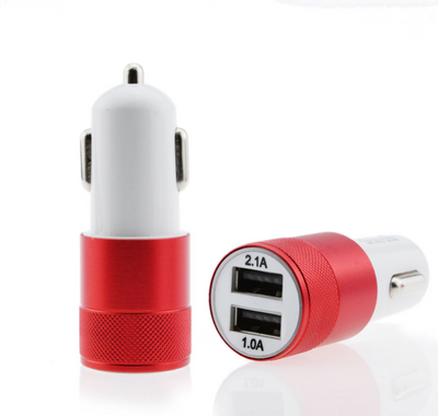 Cargador Dual USB para Auto 2.1A Aluminio Resistente - Image 9