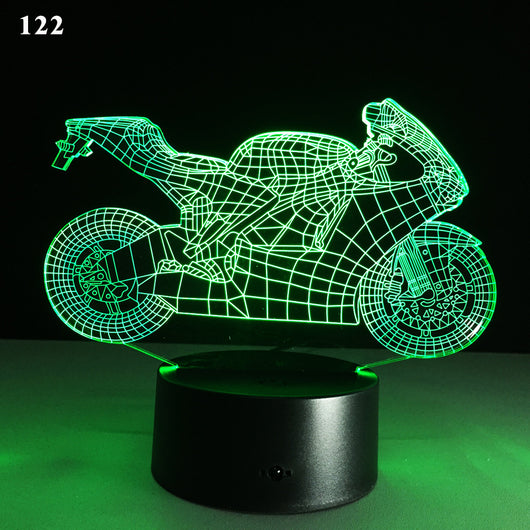 Lámpara de Escritorio LED Diseño Motociclista - Image 9
