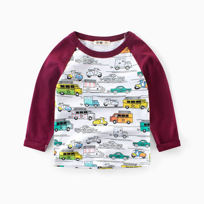 Playera Manga Larga Estampado Completo Tide para Niños - Image 2