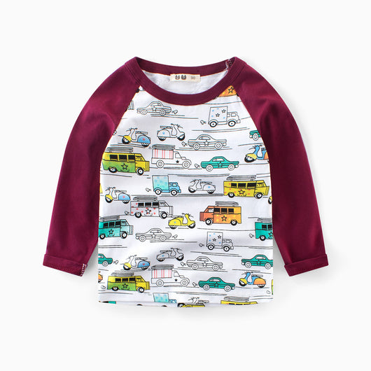 Playera Manga Larga Estampado Completo Tide para Niños - Image 2