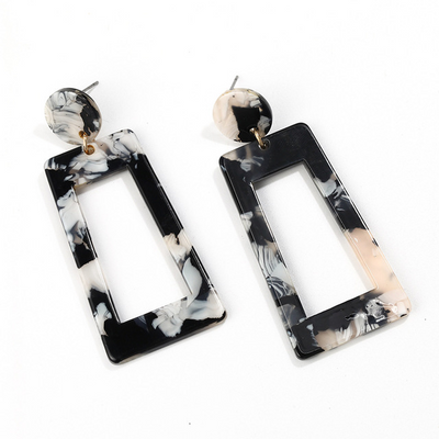 Aretes de Acrílico Estampado Leopardo - Image 27