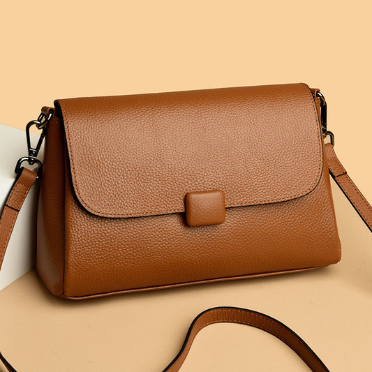Bolso de Hombro para Mujer en Cuero Genuino - Diseño Versátil