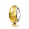 Cuentas de Vidrio Dorado 24K con Tubo de Plata 925