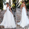 Vestido Escote V con Encaje y Tirantes