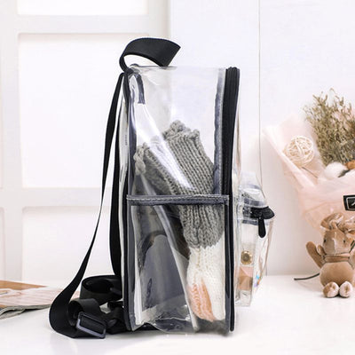 Mochila Escolar Infantil Impermeable PVC Transparente - Image 2
