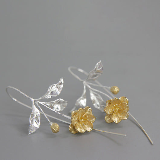 Aretes de Flor de Begonia - Image 2