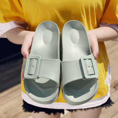 Sandalias Cómodas con Hebilla Ajustable - Chanclas Verano Suela Suave para Mujer - Image 4