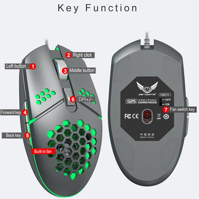 Ratón Gaming Mecánico con Ventilación de Refrigeración - Image 4