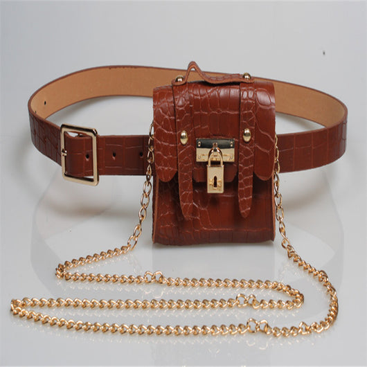Bolso Pequeño con Cadena Metálica - Image 5