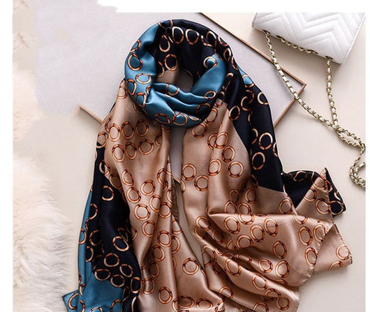 Pashmina Elegante Estilo Occidental - Bufanda Fina de Seda para Invierno - Image 12