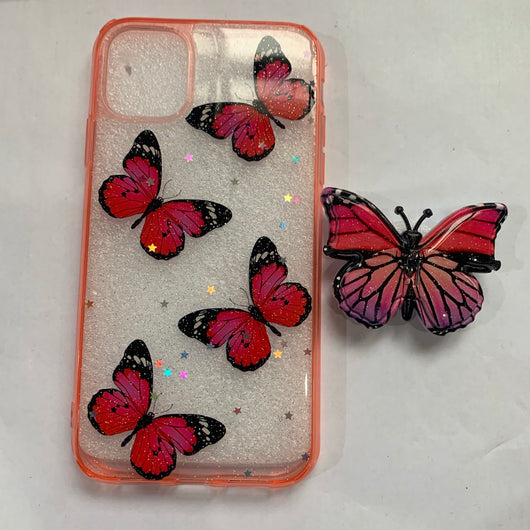 Funda para teléfono con mariposa y soporte - Image 20