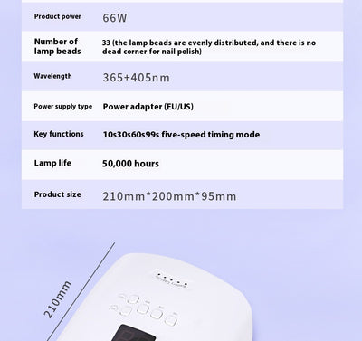 Lámpara de Fotopolimerización S10 con Almacenamiento de Carga y Secado Rápido - Image 33