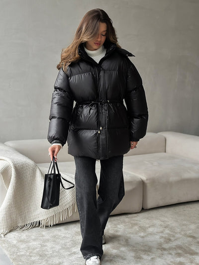 Chaqueta Térmica Acolchada con Capucha y Cierre - Image 10