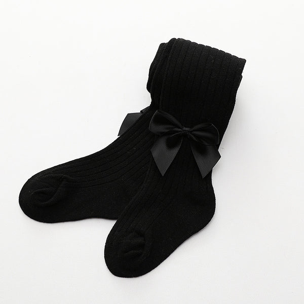 Calcetines infantiles con moño elegante - Image 21