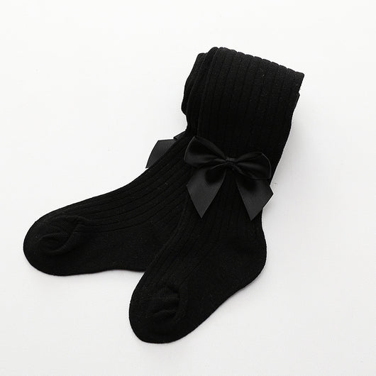 Calcetines infantiles con moño elegante - Image 21