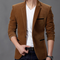 Blazer Slim Fit Estilo Británico Casual