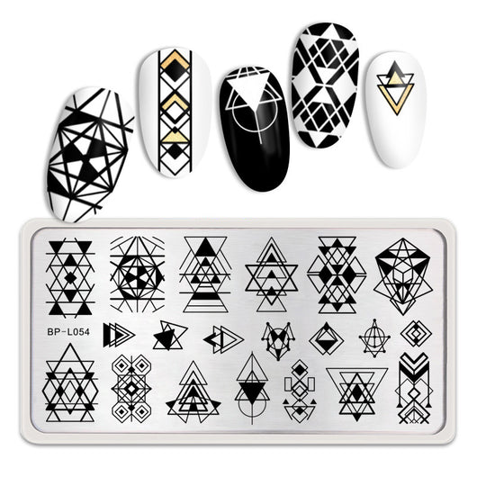 Plantilla de Estampado de Uñas Tema Copos de Nieve Invierno - Image 9