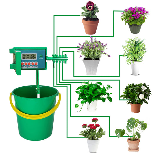 Sistema de Riego por Goteo Automático con Controlador Inteligente para Jardín