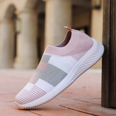 Zapatillas Deportivas Coreanas Talla Grande Tejido Volador Casual - Image 16