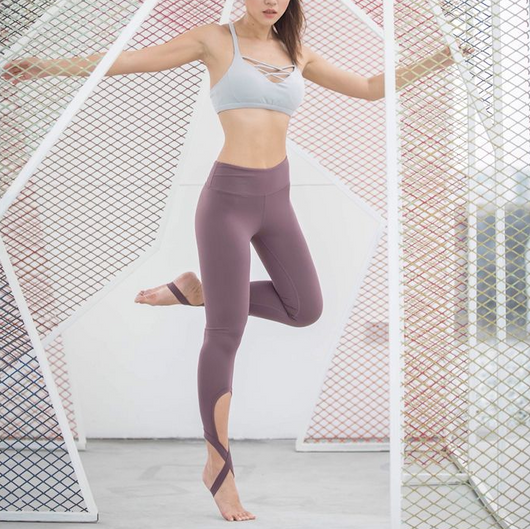 Pantalones de Yoga con Cintas Cruzadas - Image 2