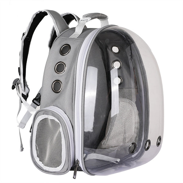 Mochila Transportadora para Mascotas con Diseño Cápsula Espacial - Visibilidad 360°