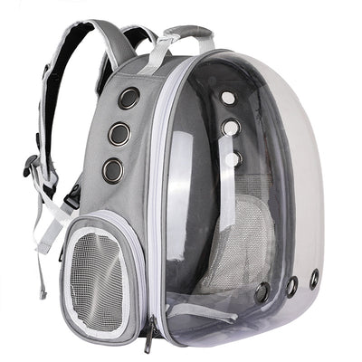 Mochila Transportadora para Mascotas con Diseño Cápsula Espacial - Visibilidad 360°