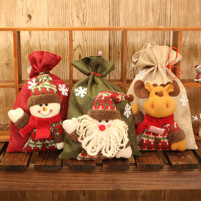 Bolsa de Regalo Lino con Muñeca Tridimensional