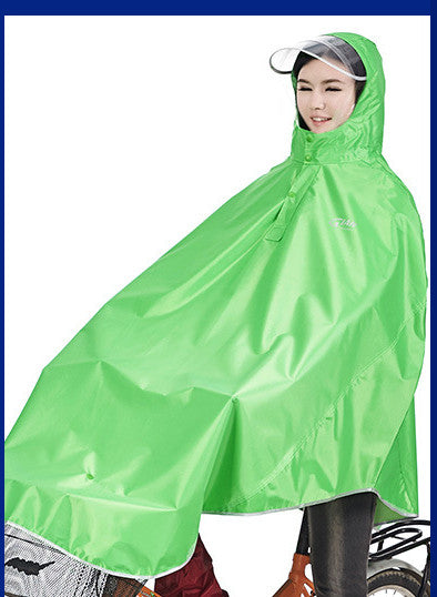 Bicicleta Eléctrica para Adulto con Casco Transparente y Poncho Impermeable - Image 7