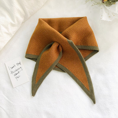 Chal Triangular Tejido para Otoño e Invierno - Bufanda Elegante para Mujer - Image 6