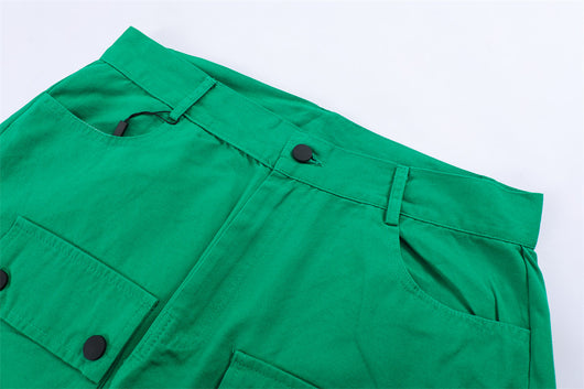 Pantalones Rectos con Abertura Lateral y Dobladillo Suelto - Image 6