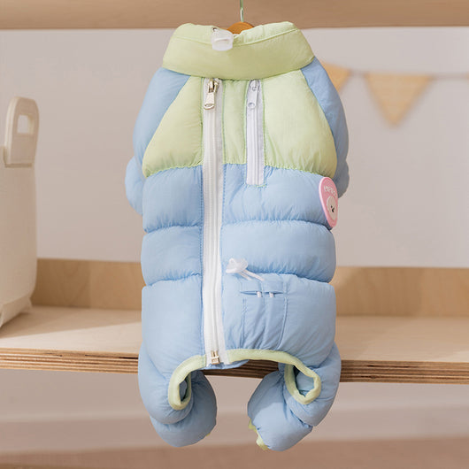 Abrigo Acolchado Premium para Mascotas - Chaqueta Térmica Diseño Osito con Cierre - Image 8