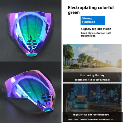 Lente Espejada HD para Casco Motociclista Ghost Airflite - Uso Día y Noche - Image 10