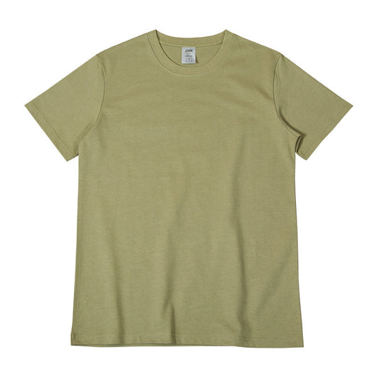 Camiseta Básica Suelta de Algodón con Cuello Redondo - Image 3